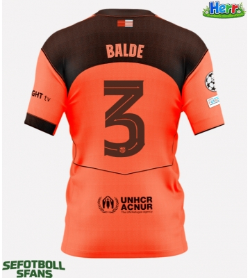 Barcelona Alejandro Balde #3 Tredje Tröja 2025-26 Kortärmad